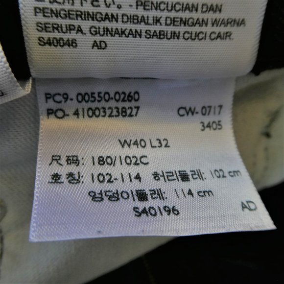 40x32 Levis 550 Washed Black Relaxed Fit 40 x 32 - Picture 10 of 11